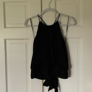 RacerBack Black Women's Top